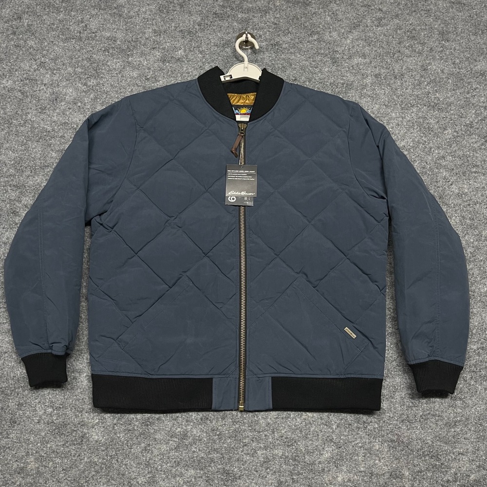 Eddie Bauer Jacket Mens XL Twilite Blue 1936 Skyliner Puffer Goose Down 650 Fill